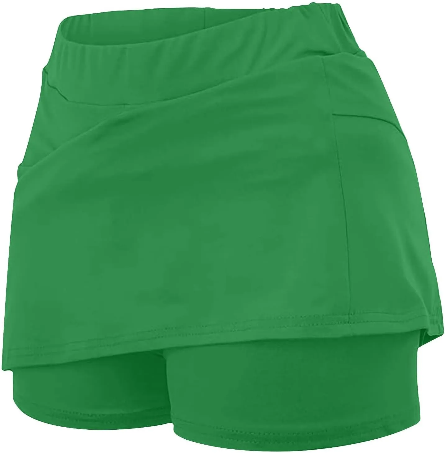 hlysgo Athletic Skirt with Shorts Womens High Waisted Tennis Skirt Plus Size Skort Shorts for Running Golf Workout Sports