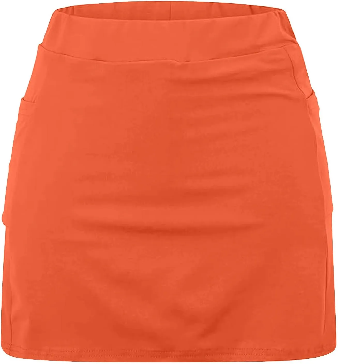 hlysgo Womens High Waisted Tennis Skort A-Line Skater Skirts with Lining Shorts Summer Plus Size Workout Athletic Shorts
