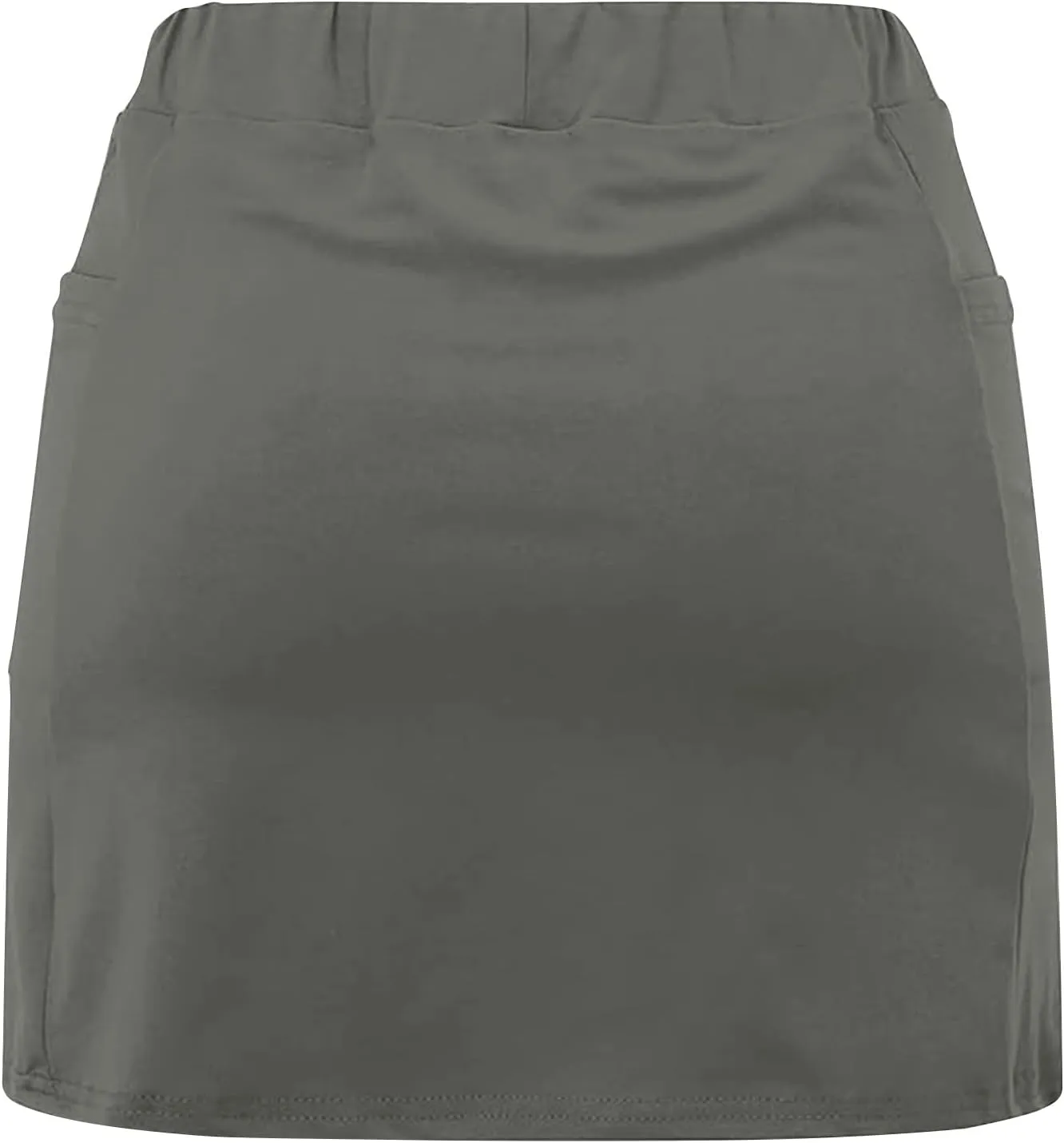 hlysgo Womens High Waisted Tennis Skort A-Line Skater Skirts with Lining Shorts Summer Plus Size Workout Athletic Shorts