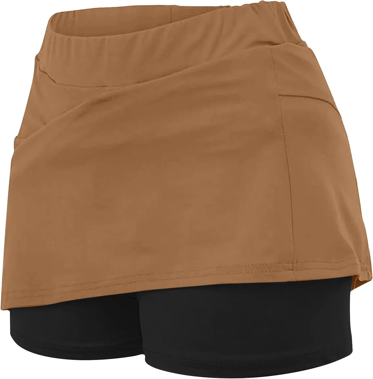 hlysgo Womens High Waisted Tennis Skort A-Line Skater Skirts with Lining Shorts Summer Plus Size Workout Athletic Shorts