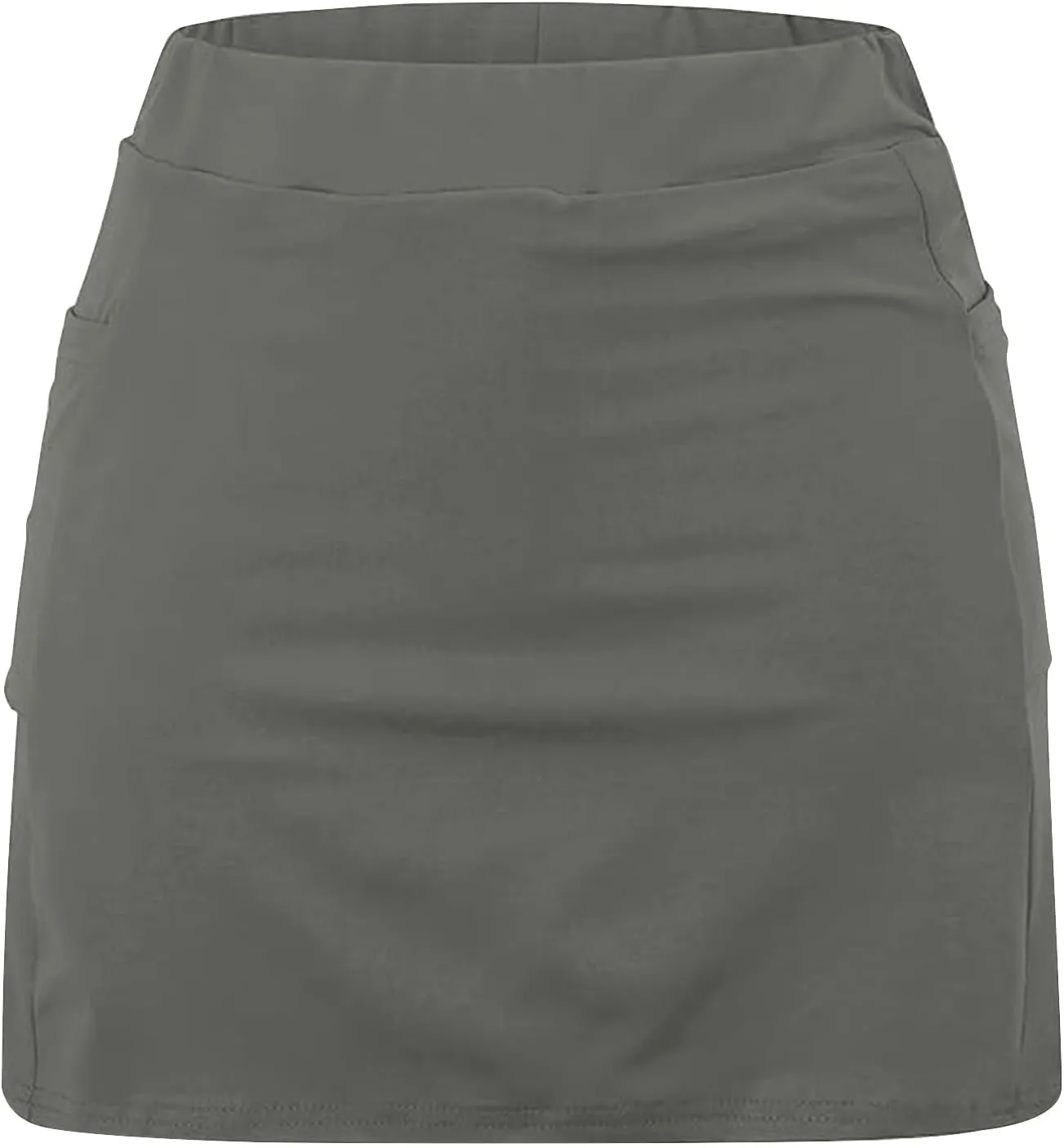 hlysgo Womens High Waisted Tennis Skort A-Line Skater Skirts with Lining Shorts Summer Plus Size Workout Athletic Shorts