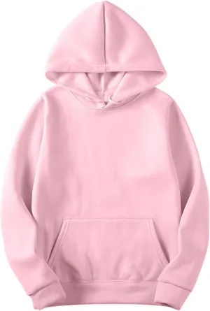 Hoodies For Women Oversized Fleece Sweatshirts Long Sleeve Casual Hooded Basic Pullover 2024 Fall Outfits Sweater