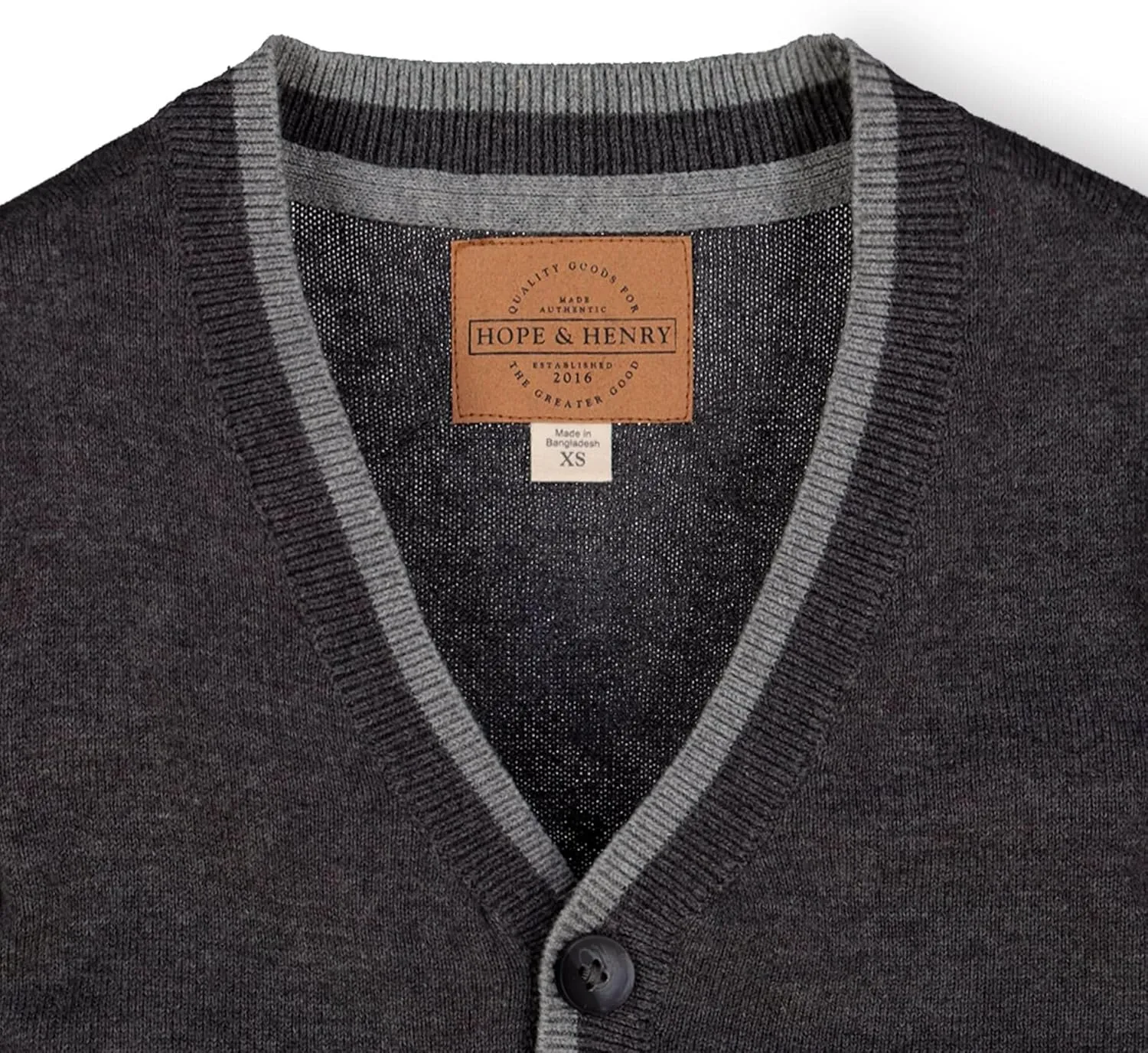 Hope & Henry Boys' Cardigan Sweater