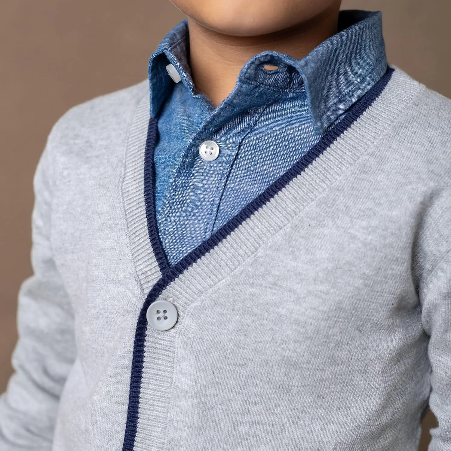 Hope & Henry Boys' Cardigan Sweater