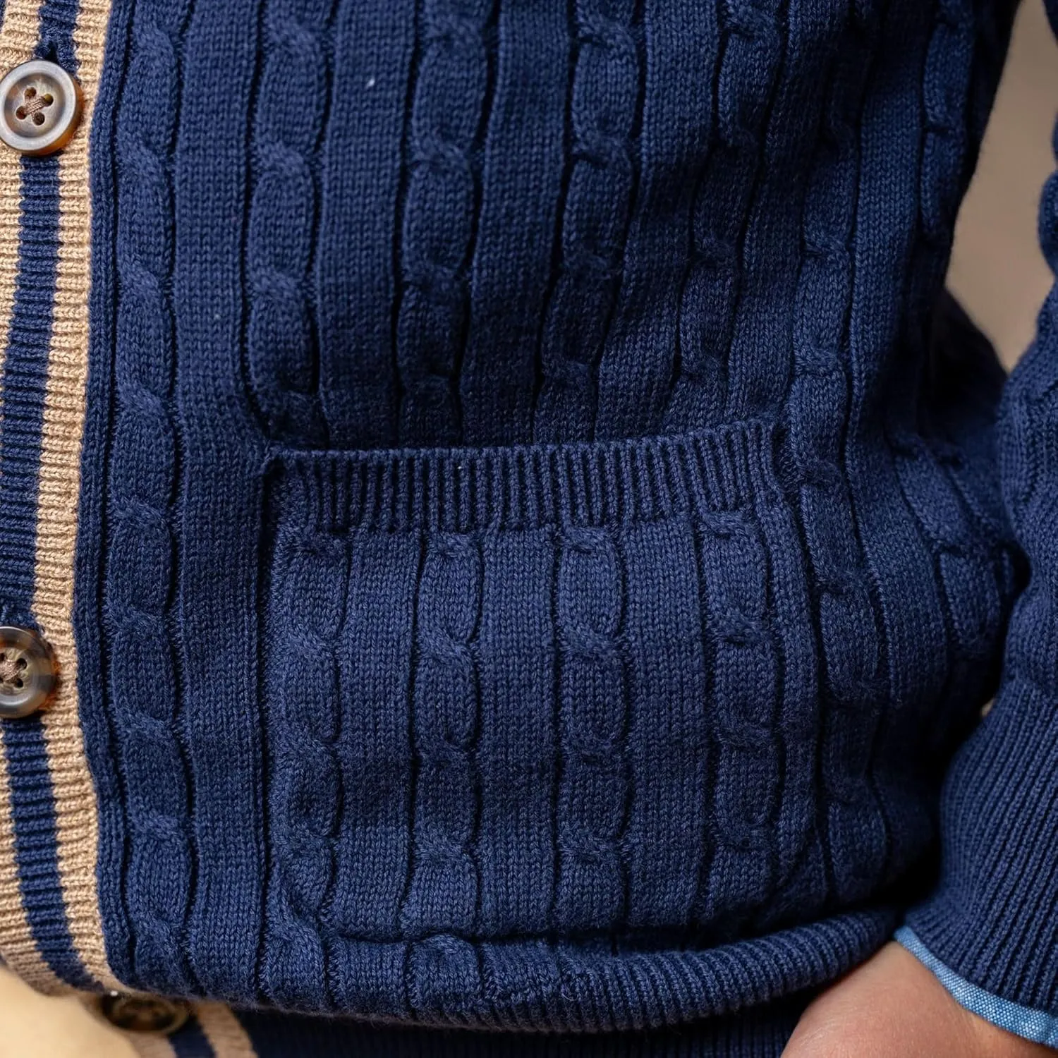 Hope & Henry Boys' Cardigan Sweater
