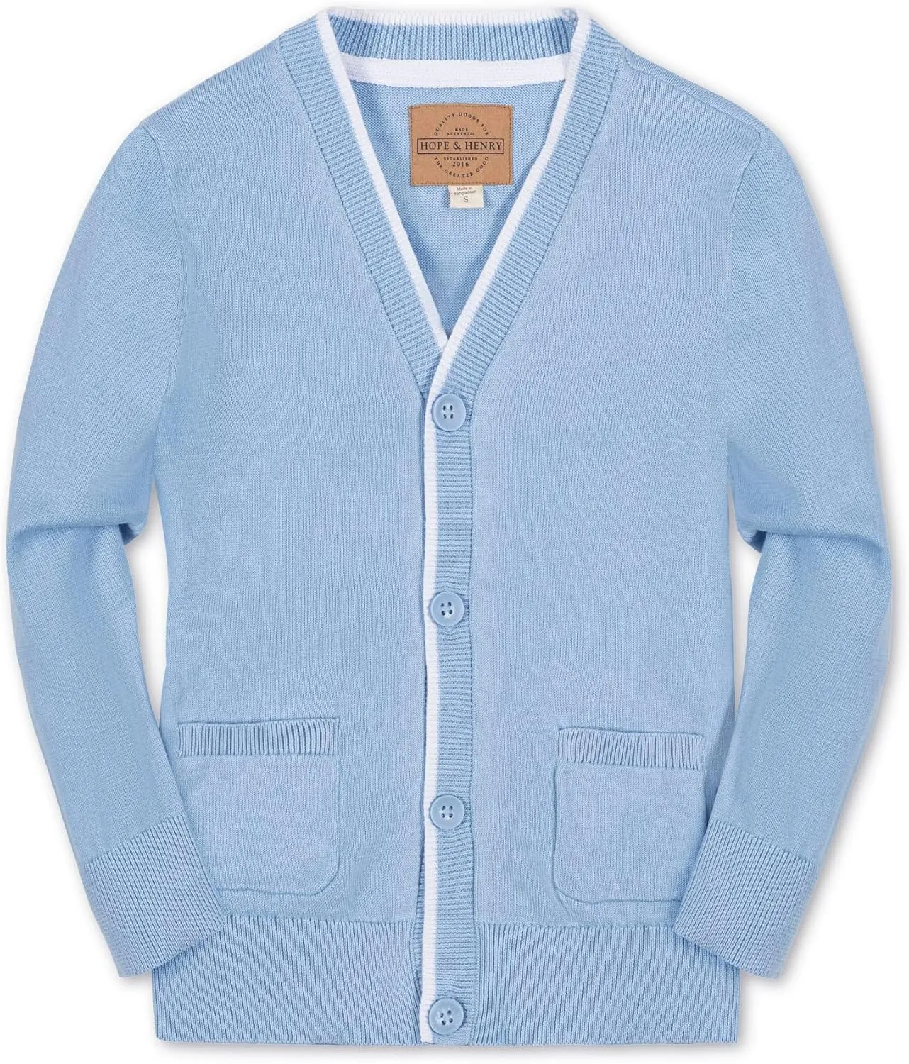 Hope & Henry Boys' Cardigan Sweater