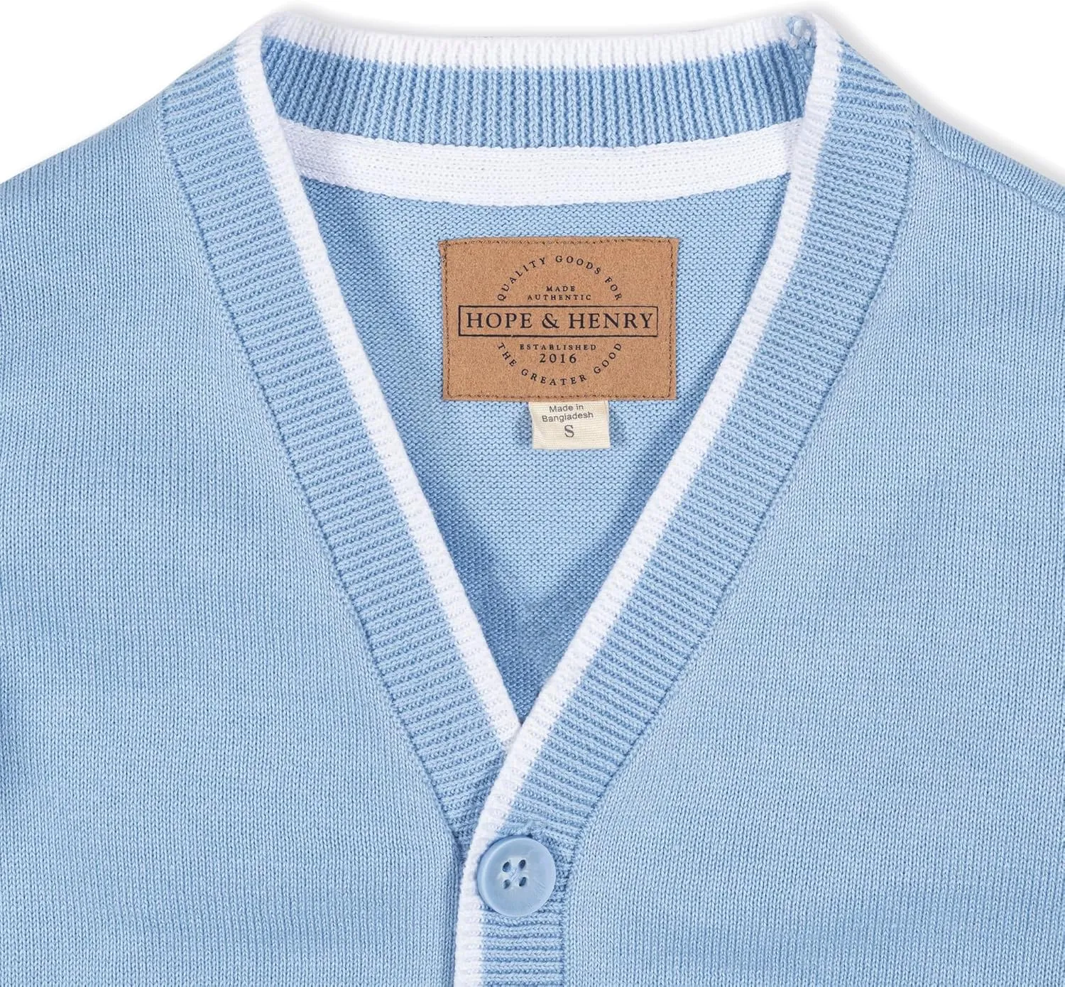 Hope & Henry Boys' Cardigan Sweater