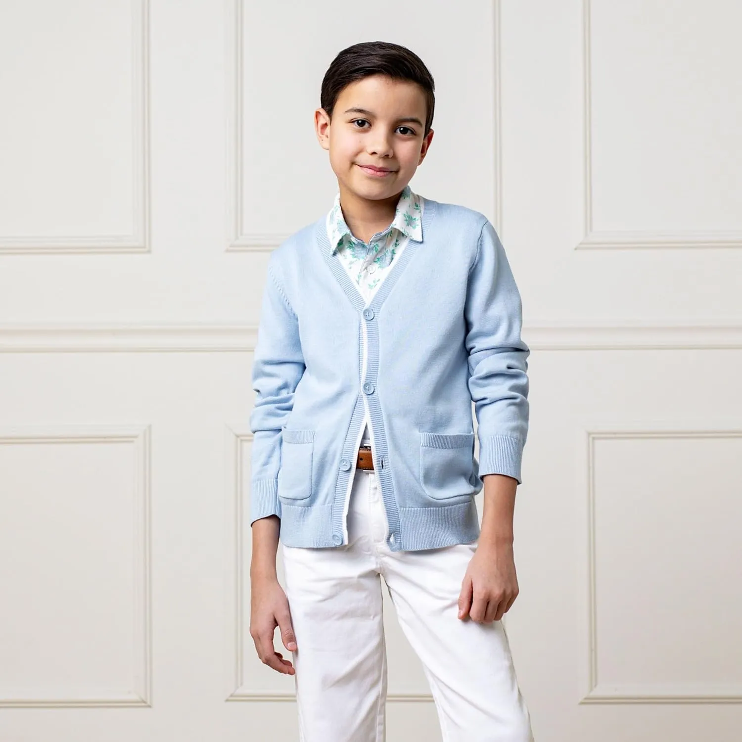 Hope & Henry Boys' Cardigan Sweater
