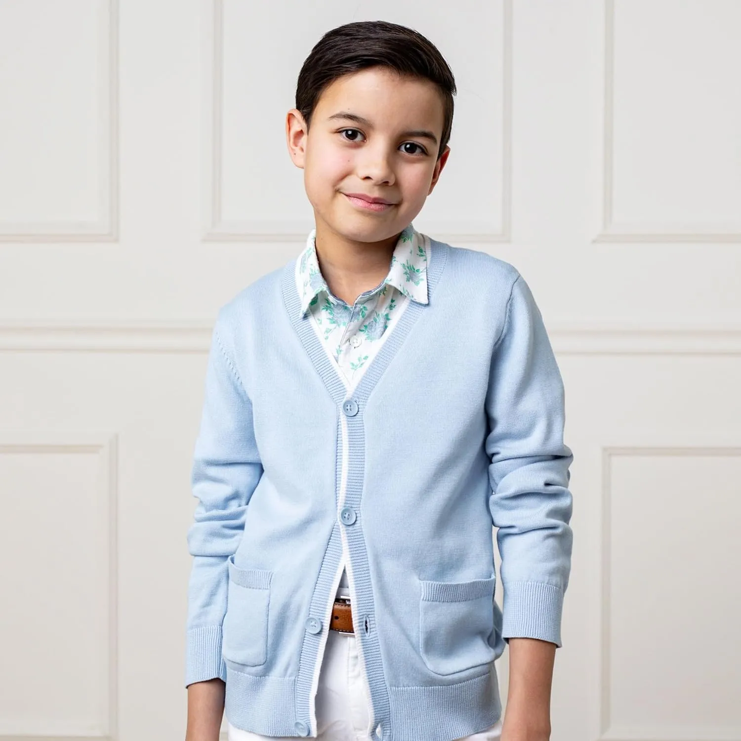 Hope & Henry Boys' Cardigan Sweater