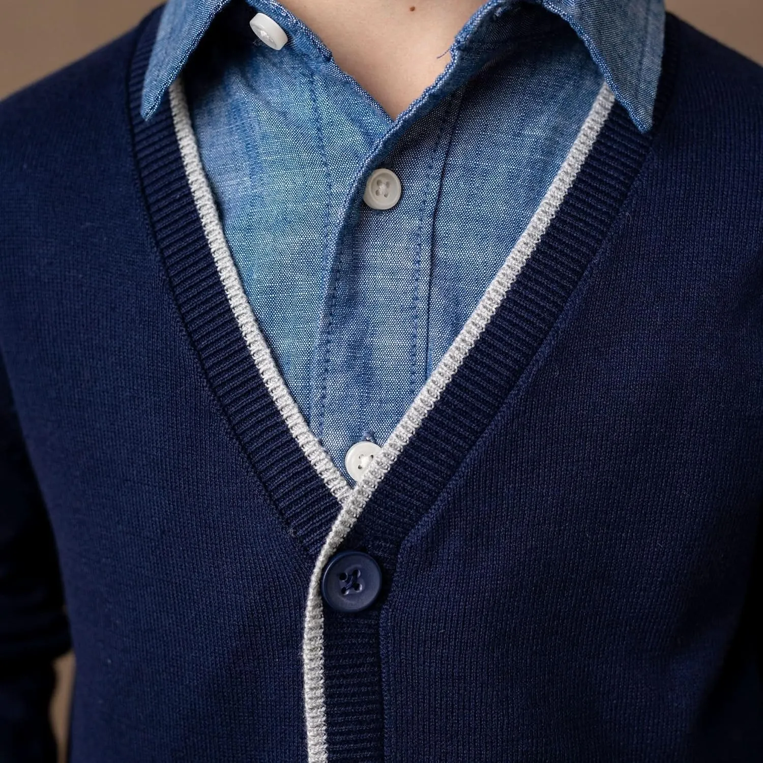 Hope & Henry Boys' Cardigan Sweater