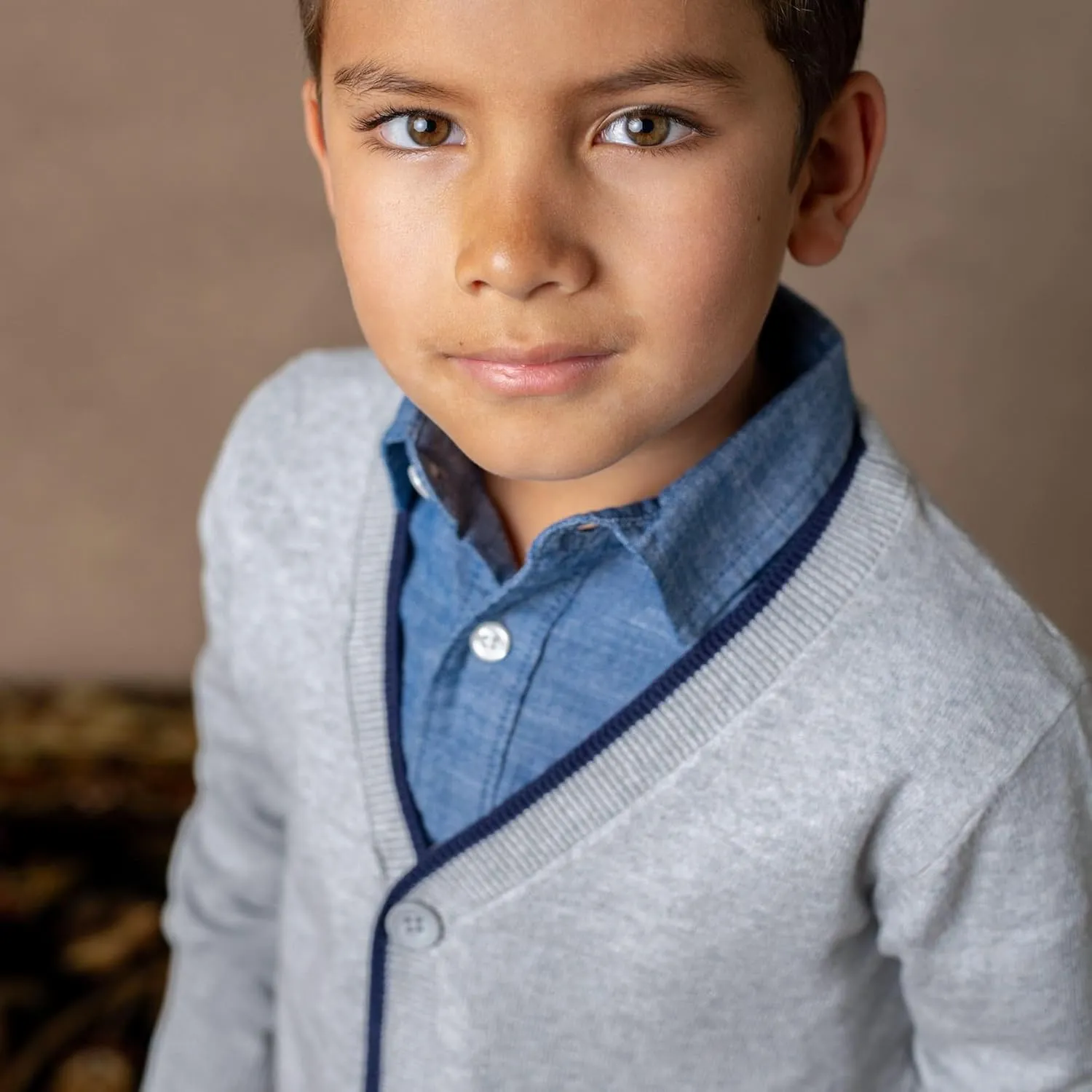 Hope & Henry Boys' Cardigan Sweater