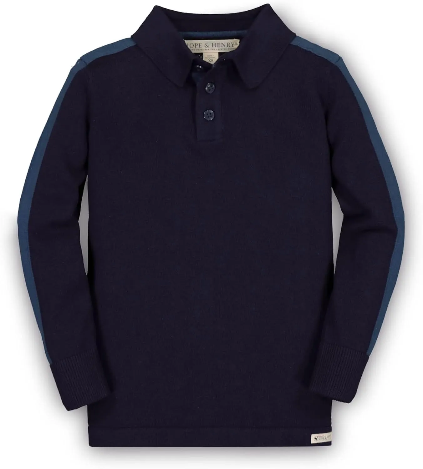 Hope & Henry Boys' Short Sleeve Sweater Polo