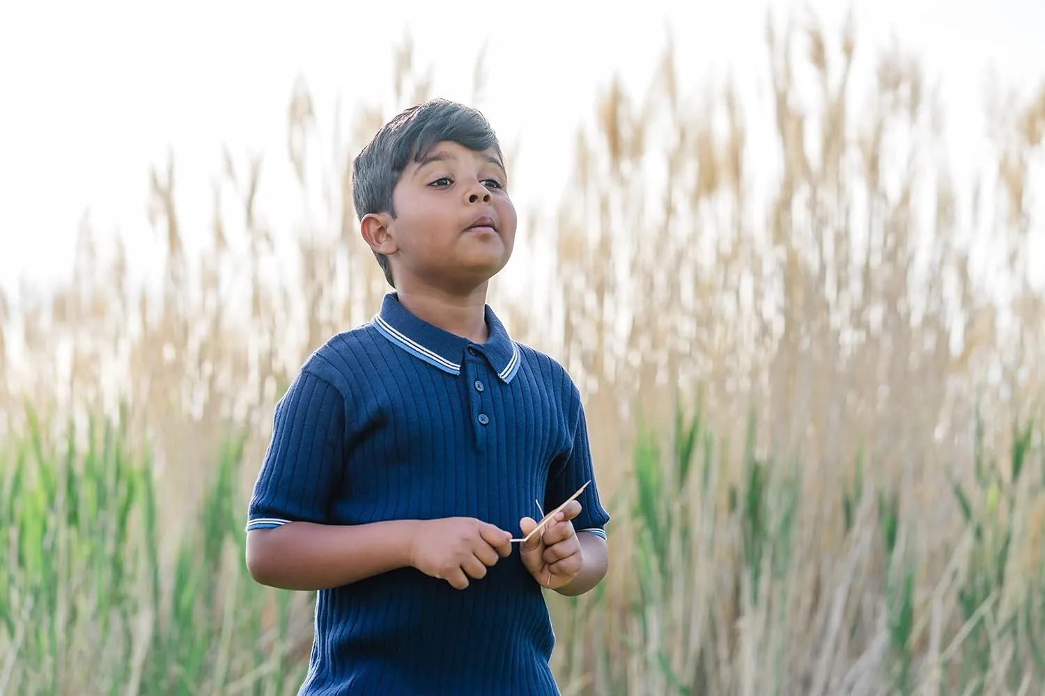 Hope & Henry Boys' Short Sleeve Sweater Polo