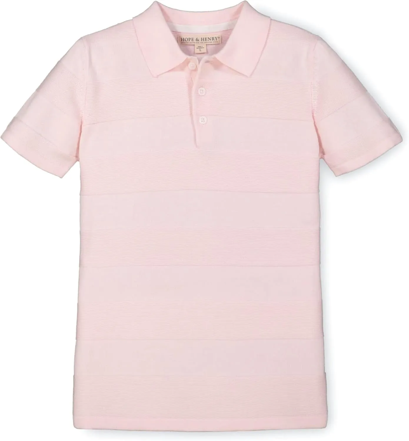 Hope & Henry Boys' Short Sleeve Sweater Polo