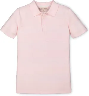 Hope & Henry Boys' Short Sleeve Sweater Polo