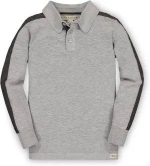 Hope & Henry Boys' Short Sleeve Sweater Polo