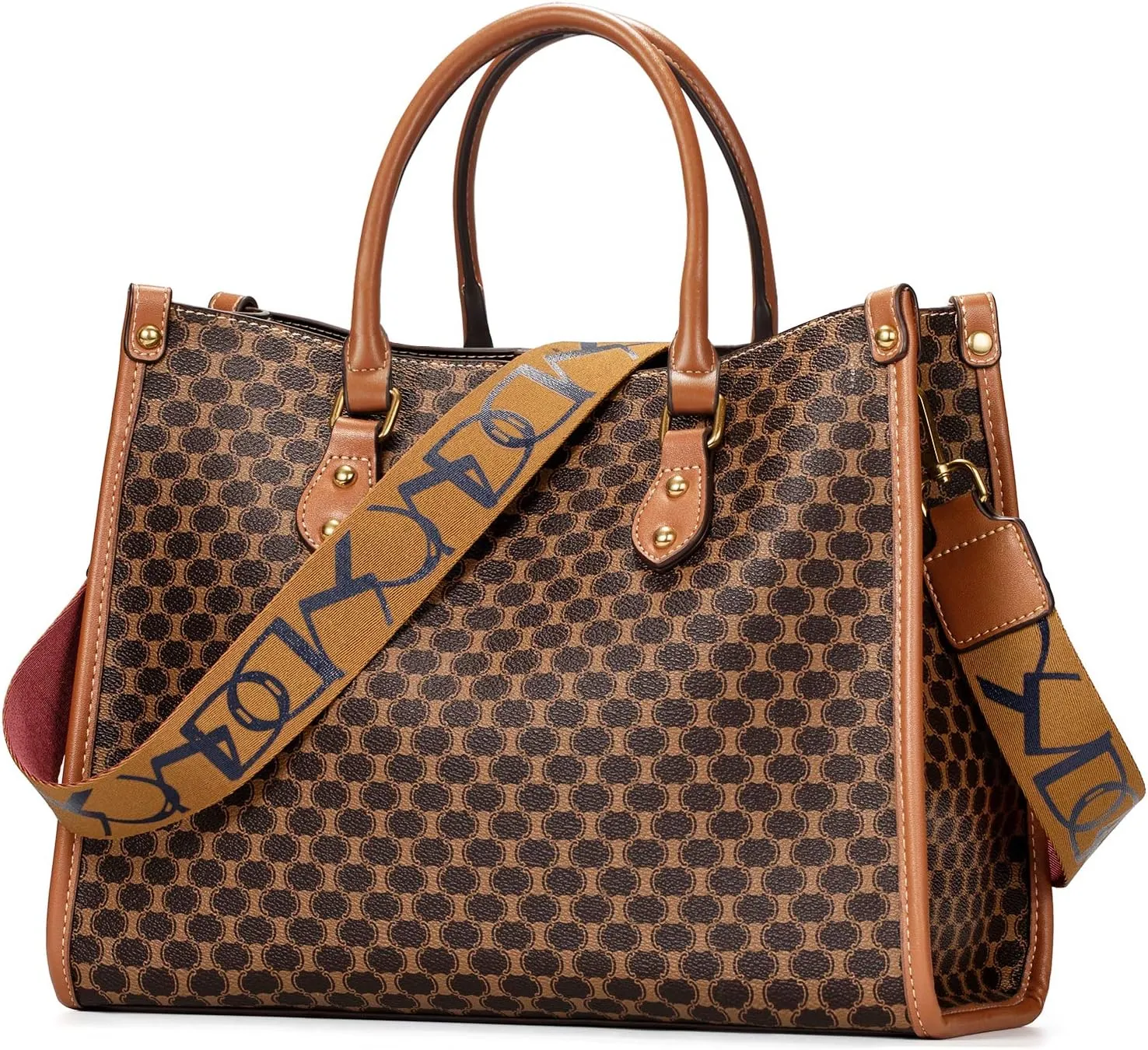 IBFUN Women Satchel Handbag Purse Ladies Leather Vintage Top Handle Tote Handbag