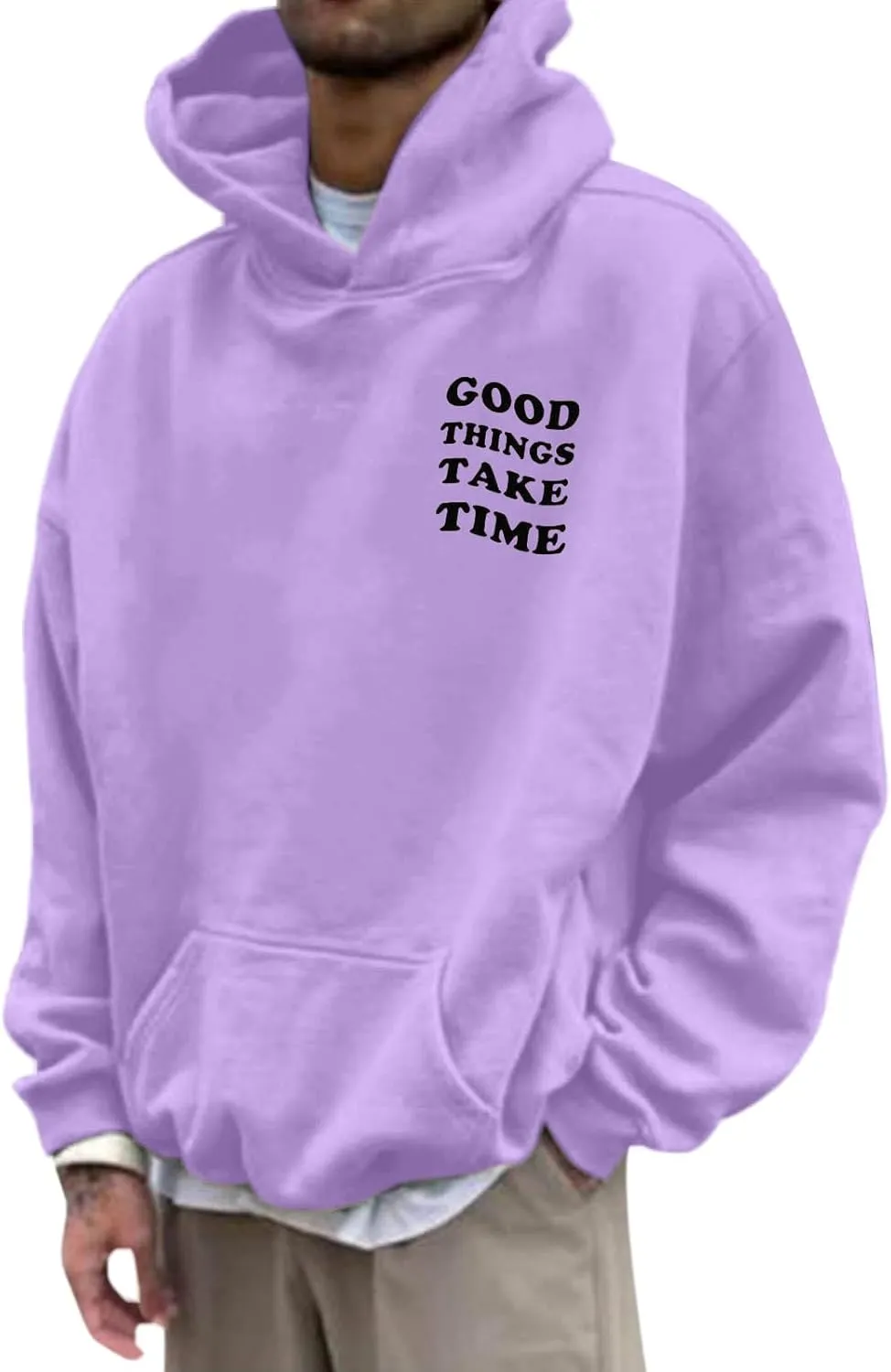 Jesus Saves Letter Print Hoodies for Men Christian Pullover with Pocket Faith Hooded Sweatshirt Religious Oversized Tops