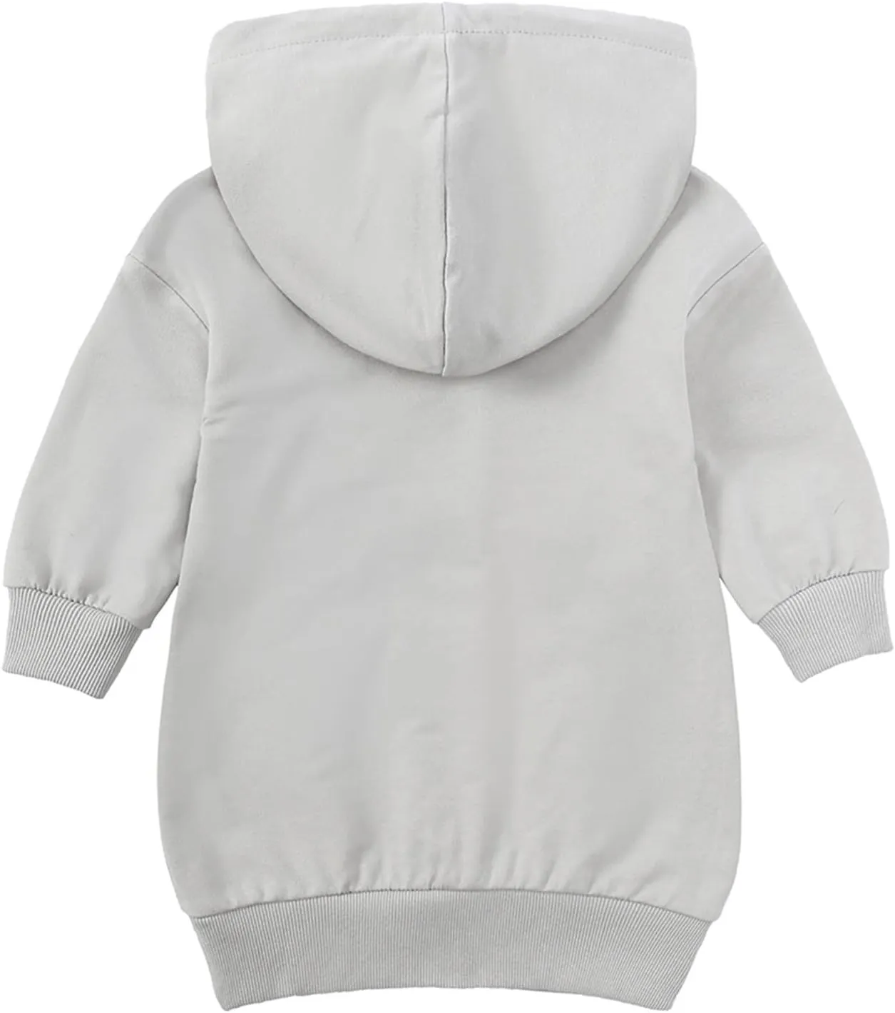 KAGAYD Toddler Boys Girls Hoodies Pullover Fleece Sweatshirt Children Black Solid Color Babies Hooded Top Active Sports