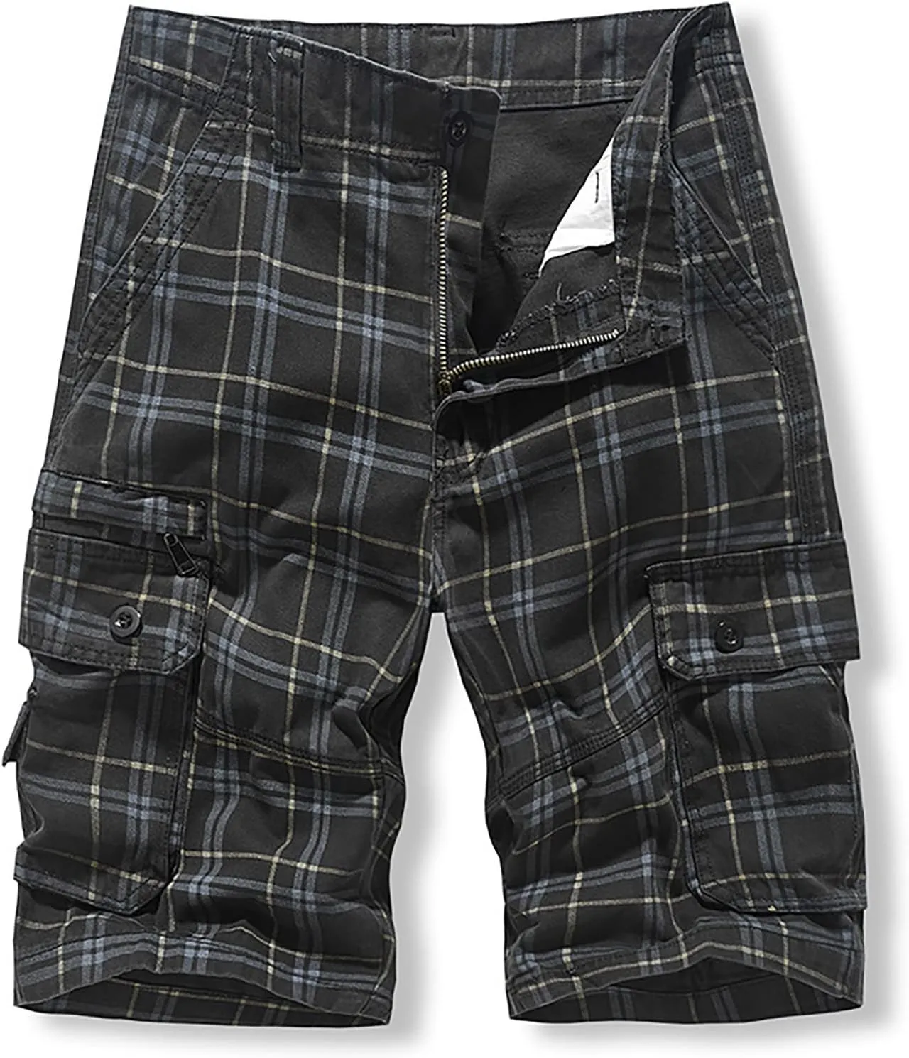 LCMTWX Men's Cargo Shorts with Multi-Pocket and Fashion Summer Leisure Pants Overalls Men's Pants Men Cargo Shorts with
