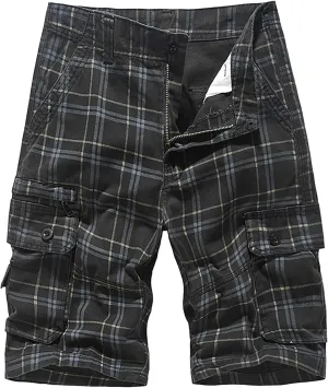 LCMTWX Men's Cargo Shorts with Multi-Pocket and Fashion Summer Leisure Pants Overalls Men's Pants Men Cargo Shorts with