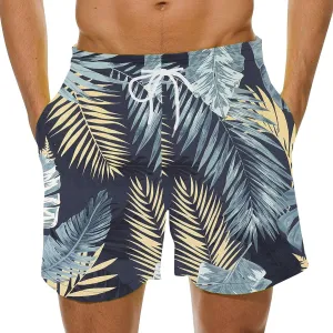 Linen Short Leisure and Fitness Sports Plus Size Five Quick Drying Beach Pants Shorts Green Mens Shorts Mens Swim