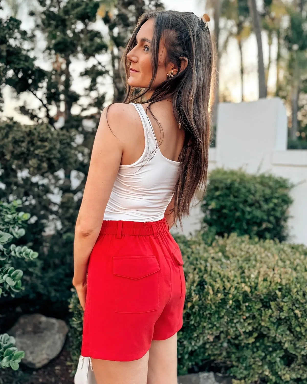 luvamia Skorts for Woman Dressy Casual Summer High Waisted Trendy Pocket Dress Shorts Mini Split Skort Skirt with Shorts