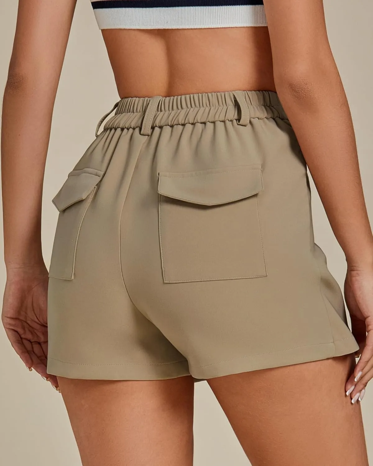 luvamia Skorts for Woman Dressy Casual Summer High Waisted Trendy Pocket Dress Shorts Mini Split Skort Skirt with Shorts
