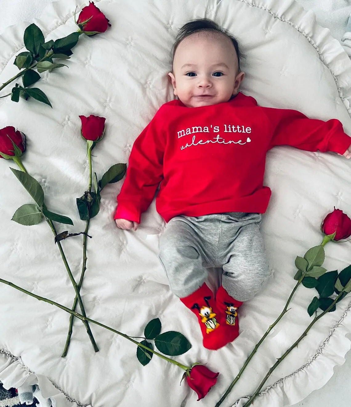 Mama's Little Valentine Organic Pullover