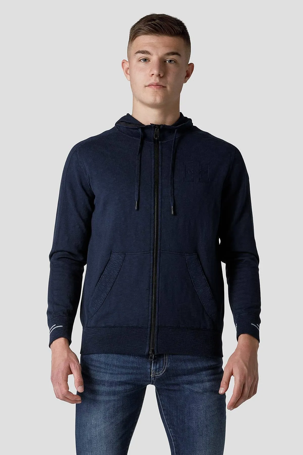 Marine Knitted Sweatshirt