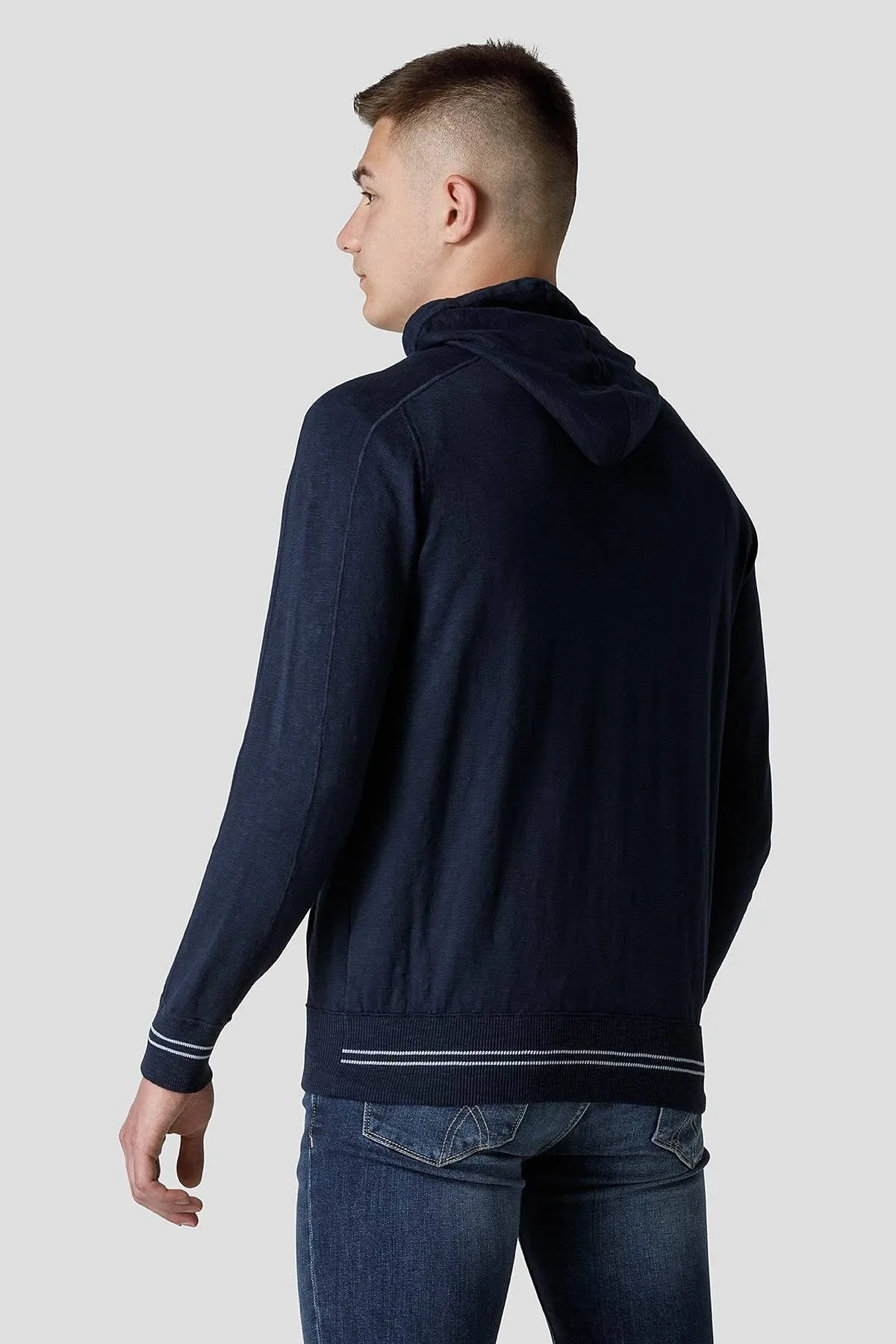 Marine Knitted Sweatshirt