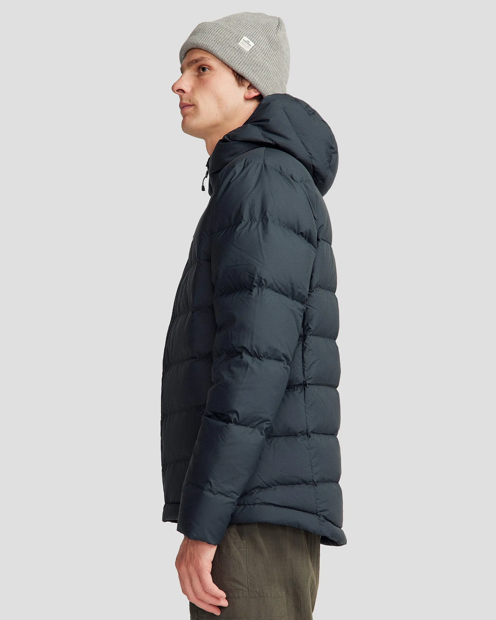 Men's Epiq Hooded Down Jacket - Black
