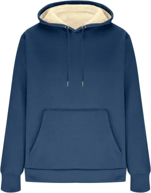 Men's Oversized Heavyweight Fleece Hoodie Winter Casual Hoodies Pullover Hooded Sweatshirts for Men with Pockets