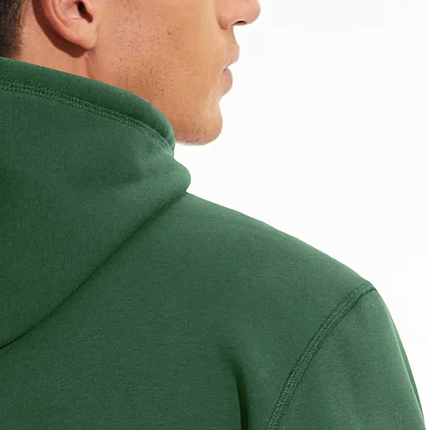 Men's Oversized Heavyweight Fleece Hoodie Winter Casual Hoodies Pullover Hooded Sweatshirts for Men with Pockets