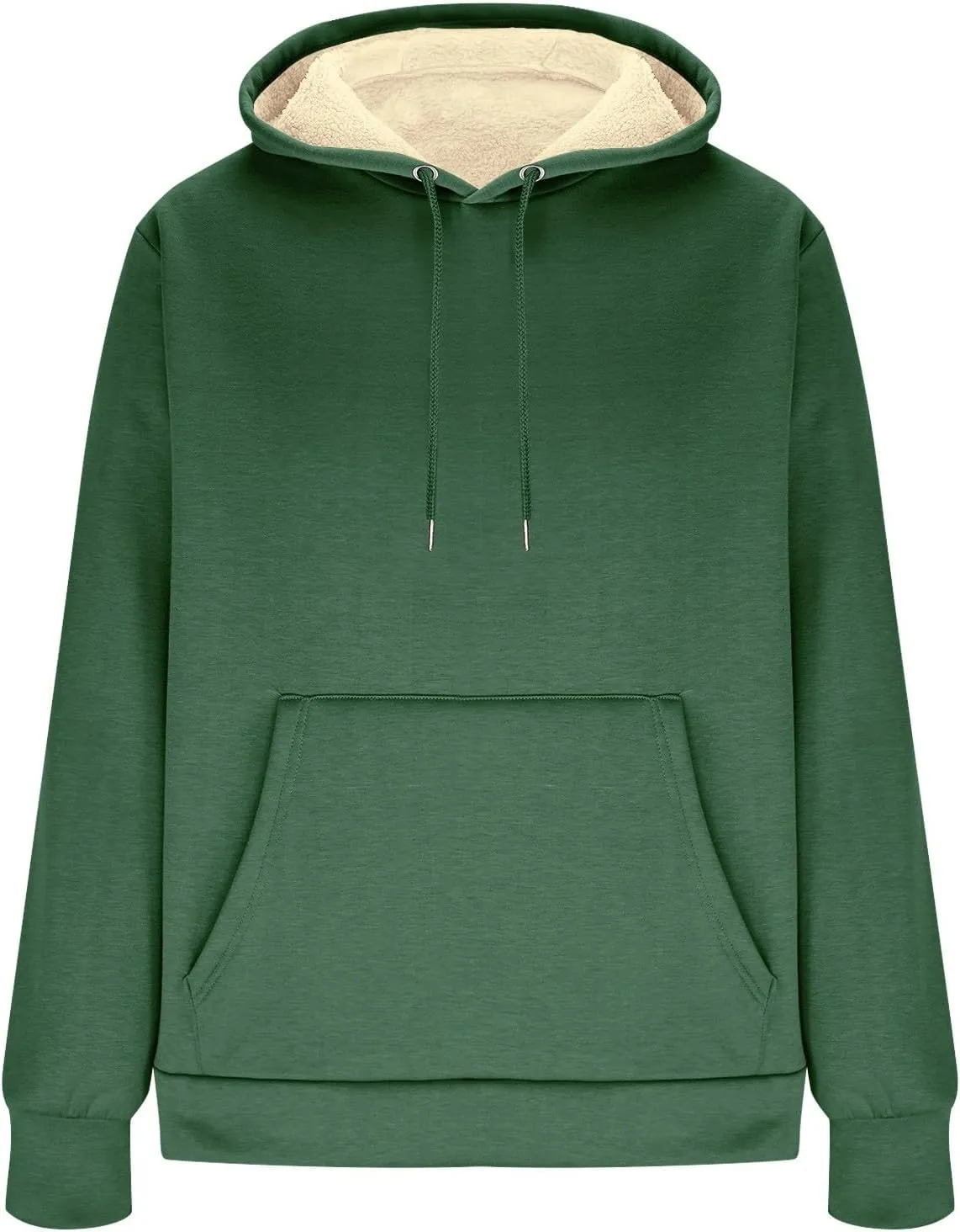 Men's Oversized Heavyweight Fleece Hoodie Winter Casual Hoodies Pullover Hooded Sweatshirts for Men with Pockets
