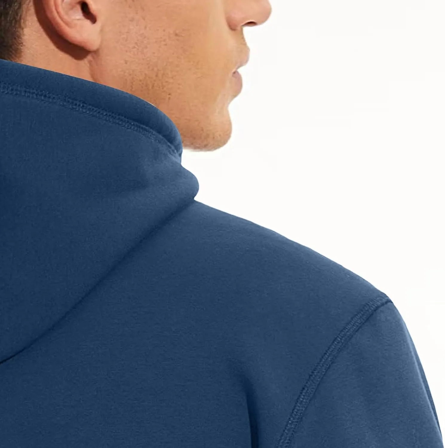 Men's Oversized Heavyweight Fleece Hoodie Winter Casual Hoodies Pullover Hooded Sweatshirts for Men with Pockets