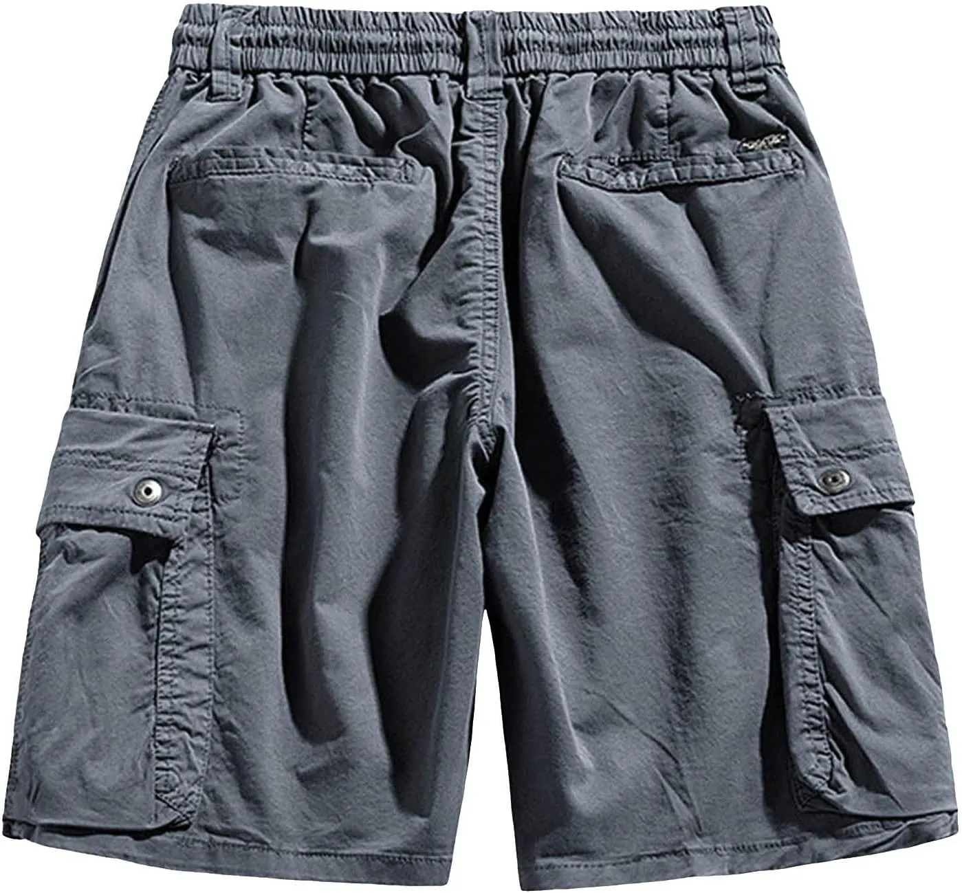 Men's Slim Fit Military Cargo Shorts Summer Multi Pockets Zipper Work Short Casual Outdoor Tactical Shorts for Travel Camping