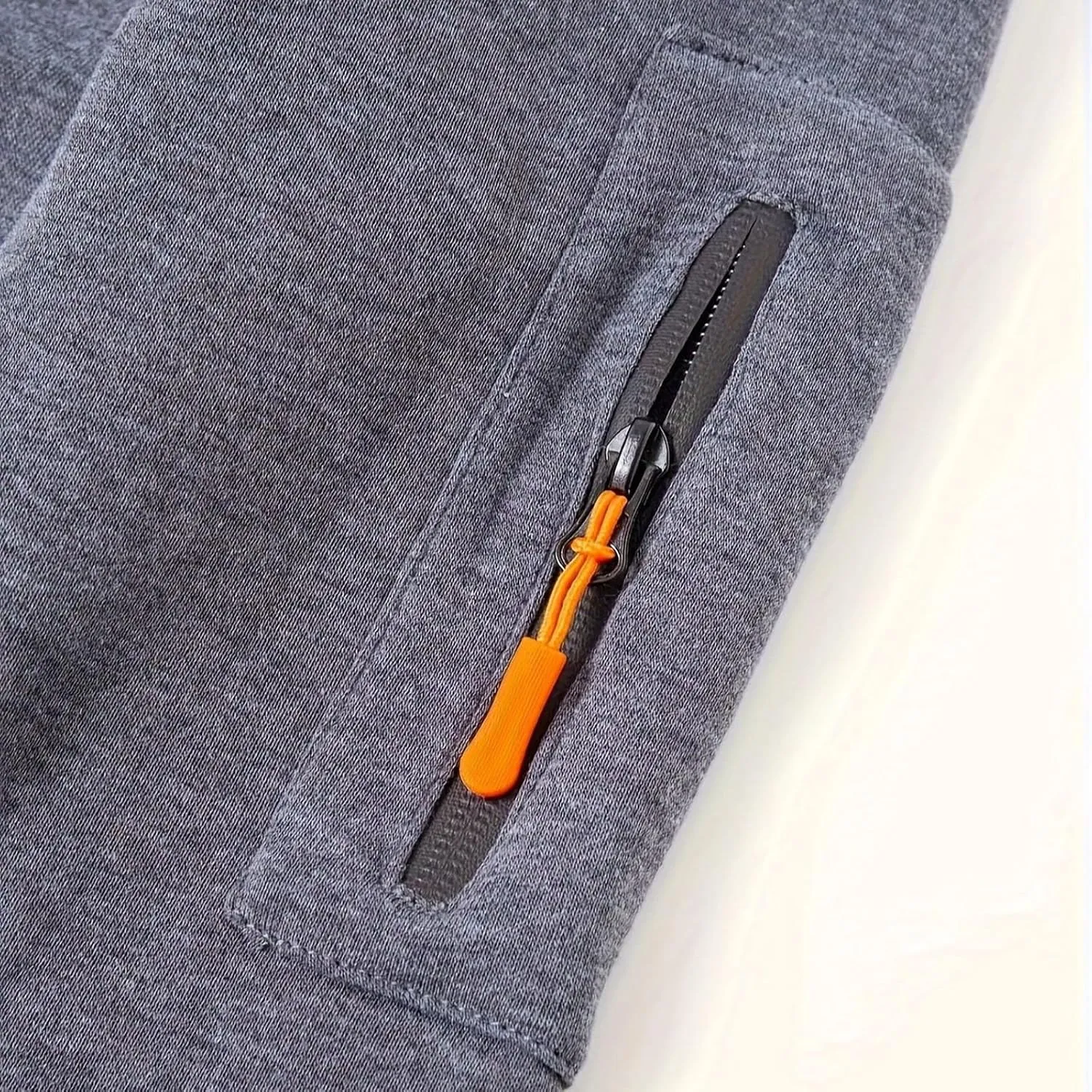 Men's Zip Hoodie Long Sleeved Loose Jogging Sport Sweatshirt Fall Casual Gym Athletic Cargo Warm Winter Pullover