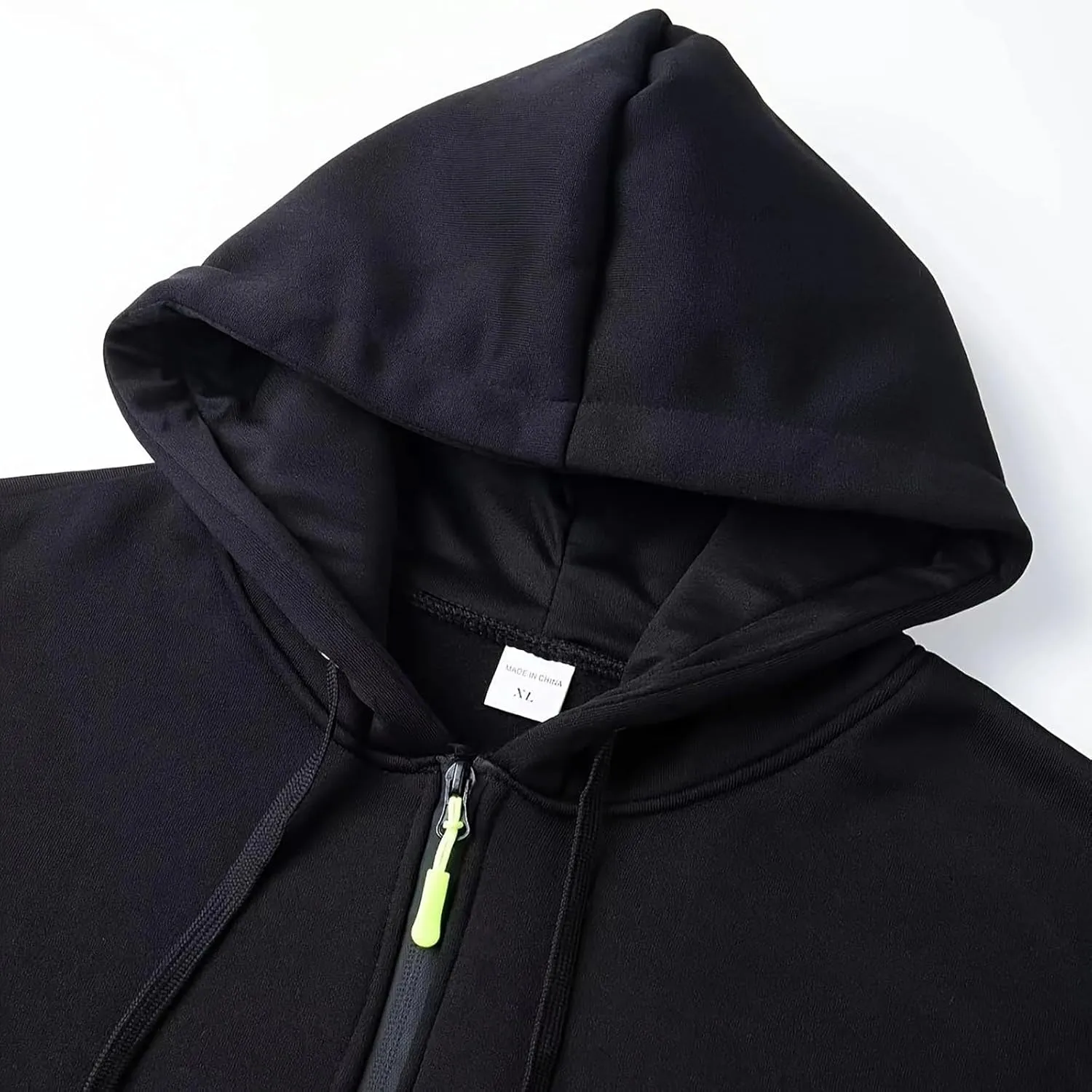 Men's Zip Hoodie Long Sleeved Loose Jogging Sport Sweatshirt Fall Casual Gym Athletic Cargo Warm Winter Pullover
