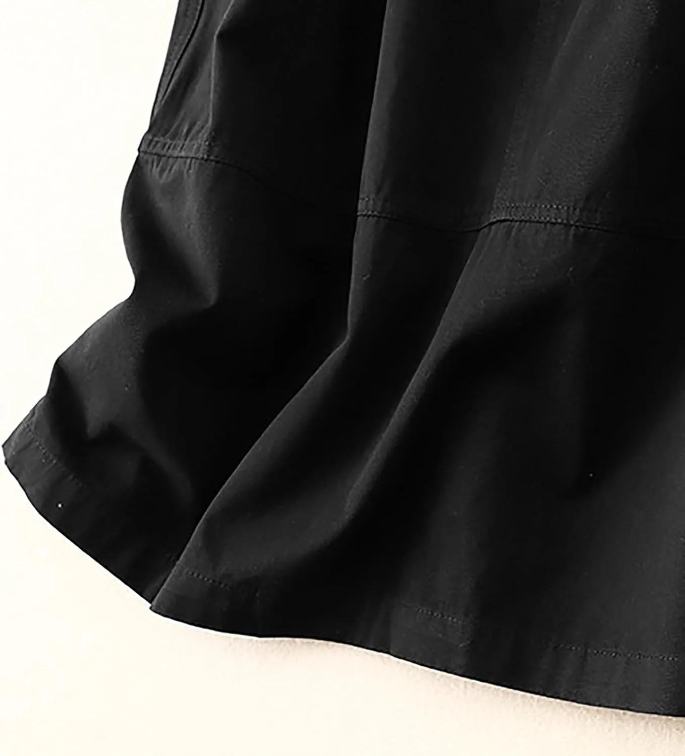 Midi Skirts for Women Cargo Skirts with Pockets Casual Baggy Long Sweater Skirt Button Ankle Length High Waist Skirt