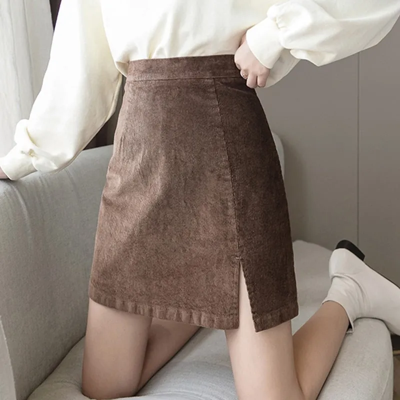 Mini Casual High Waist A-Line Skirt