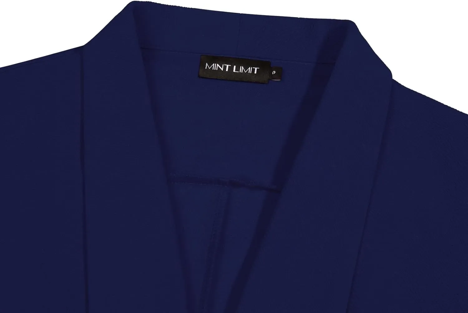 MINTLIMIT Women's Casual Blazer 3/4 Ruched Sleeve Open Front Button Work Office Cardigan Suit Jackets with Pocket