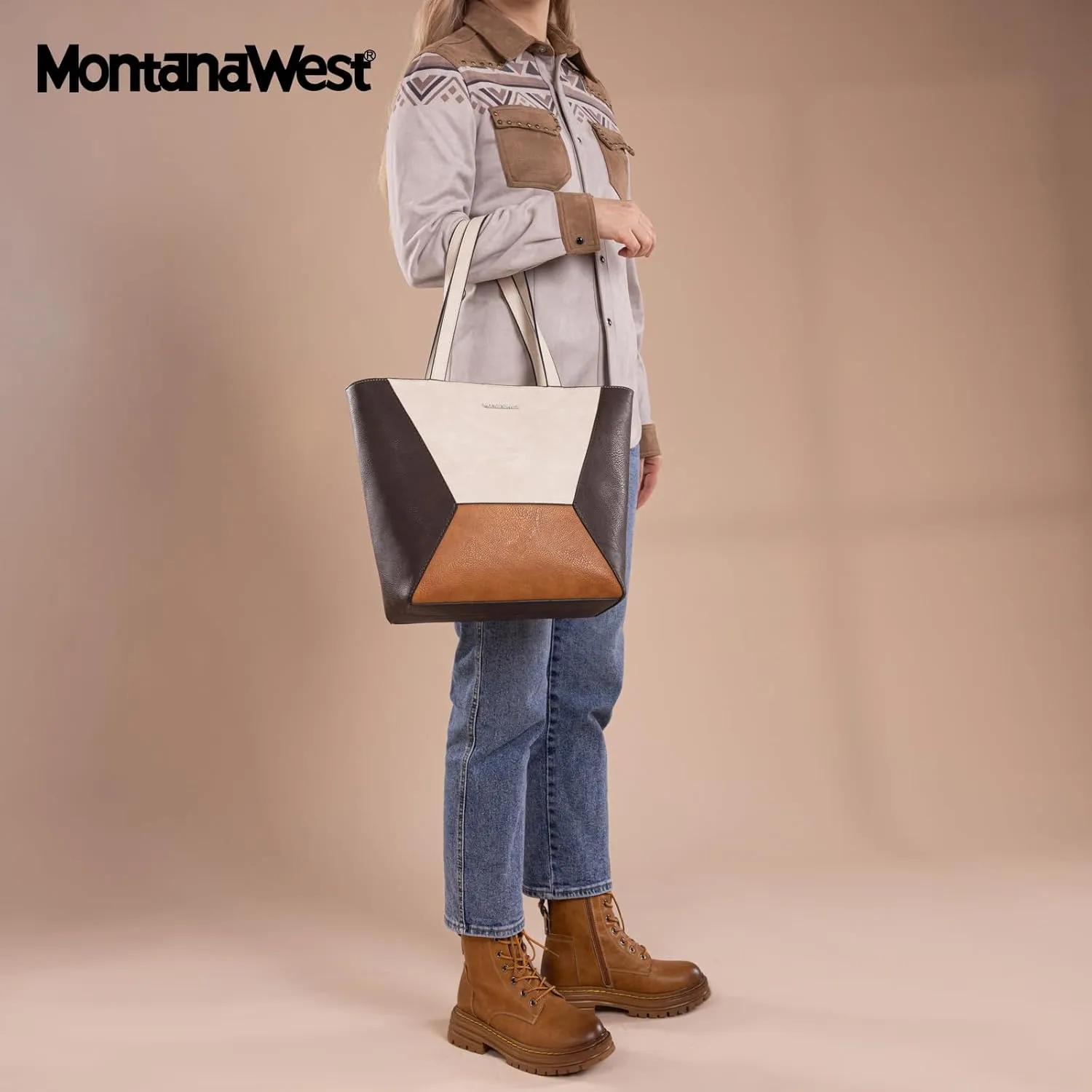 Montana West Tote Bag for Women Work Top Handle Handbags and Purses