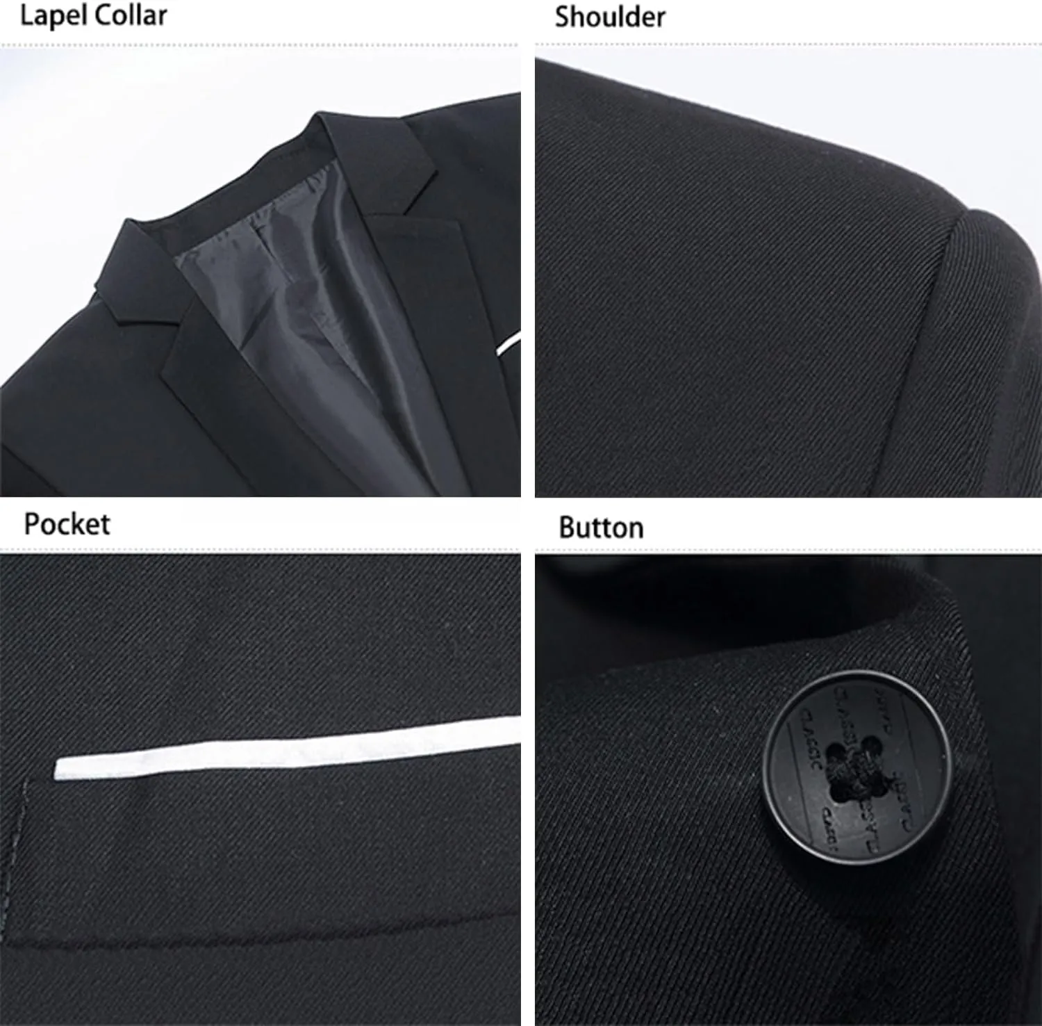 Mylldey Mens Blazers Slim Fit Business Casual Men Suit Sport Coat One Button Travel Blazer Lightweight Suit Jacket