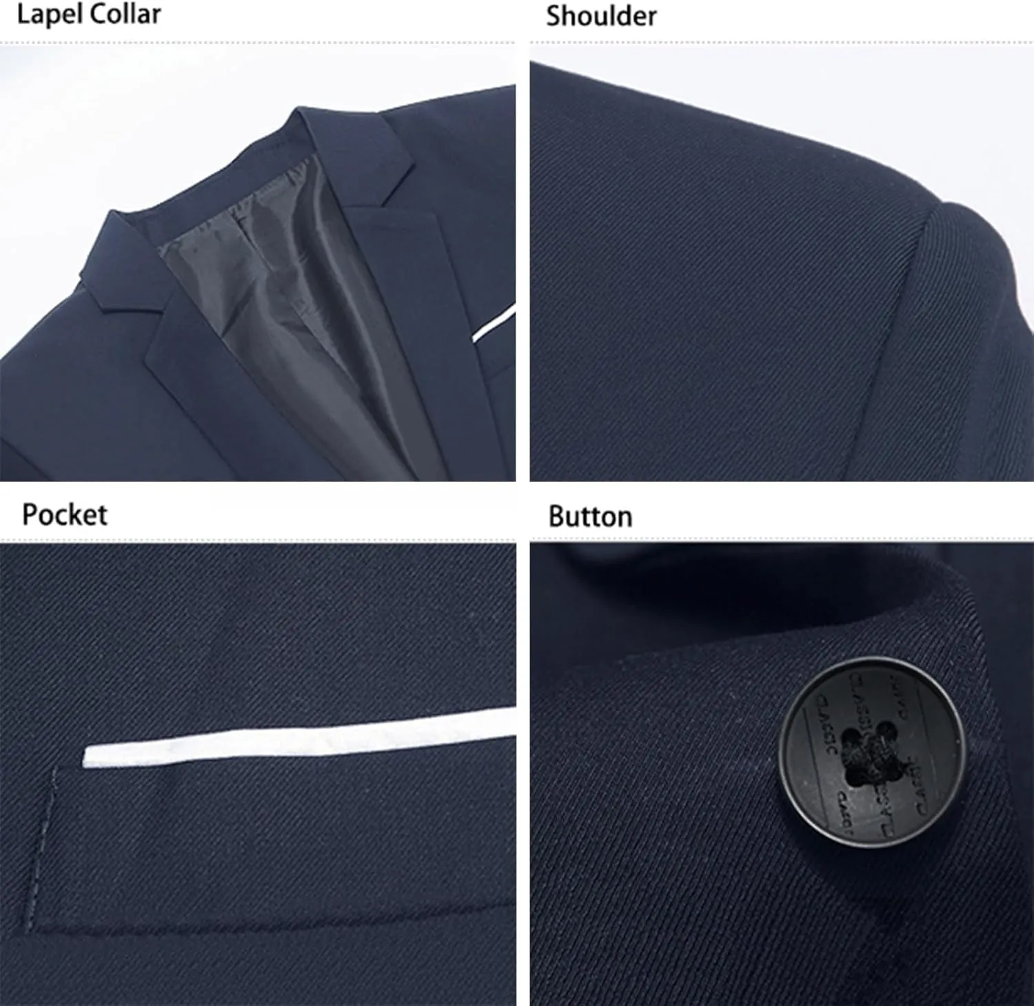 Mylldey Mens Blazers Slim Fit Business Casual Men Suit Sport Coat One Button Travel Blazer Lightweight Suit Jacket