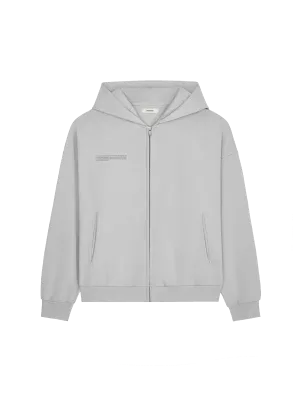 Natural Dye Oversized Hoodie—midnight fog grey