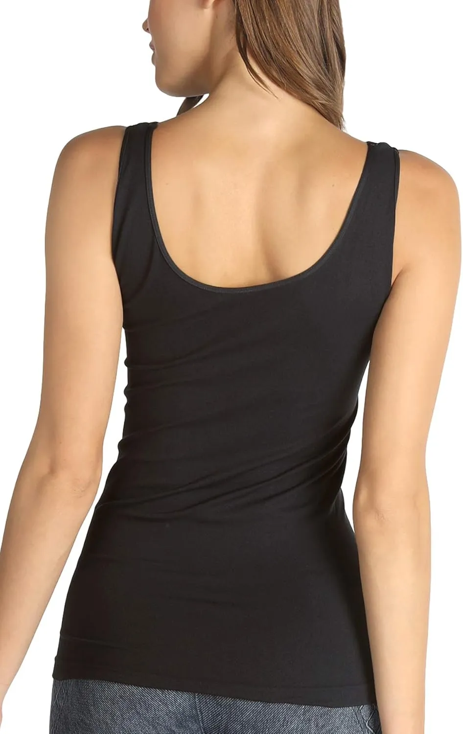 NIKIBIKI Women Seamless Reversible Classic Tank Top, Made in U.S.A, One Size