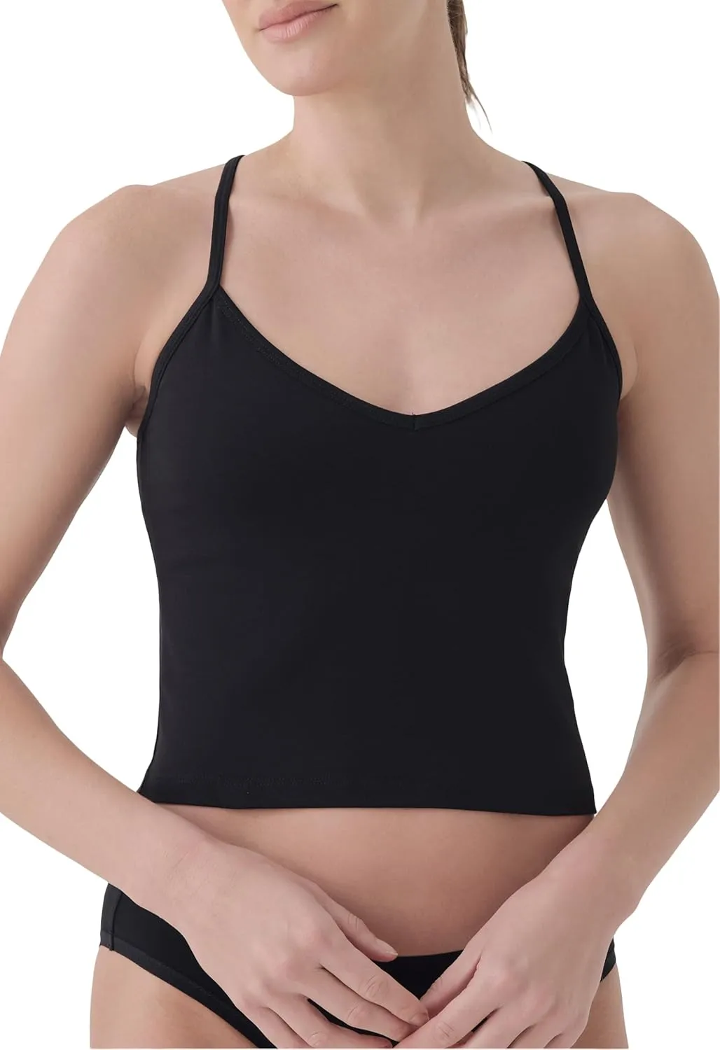 Pact Organic Cotton Women's Everyday Shelf Bra Cropped Camisole