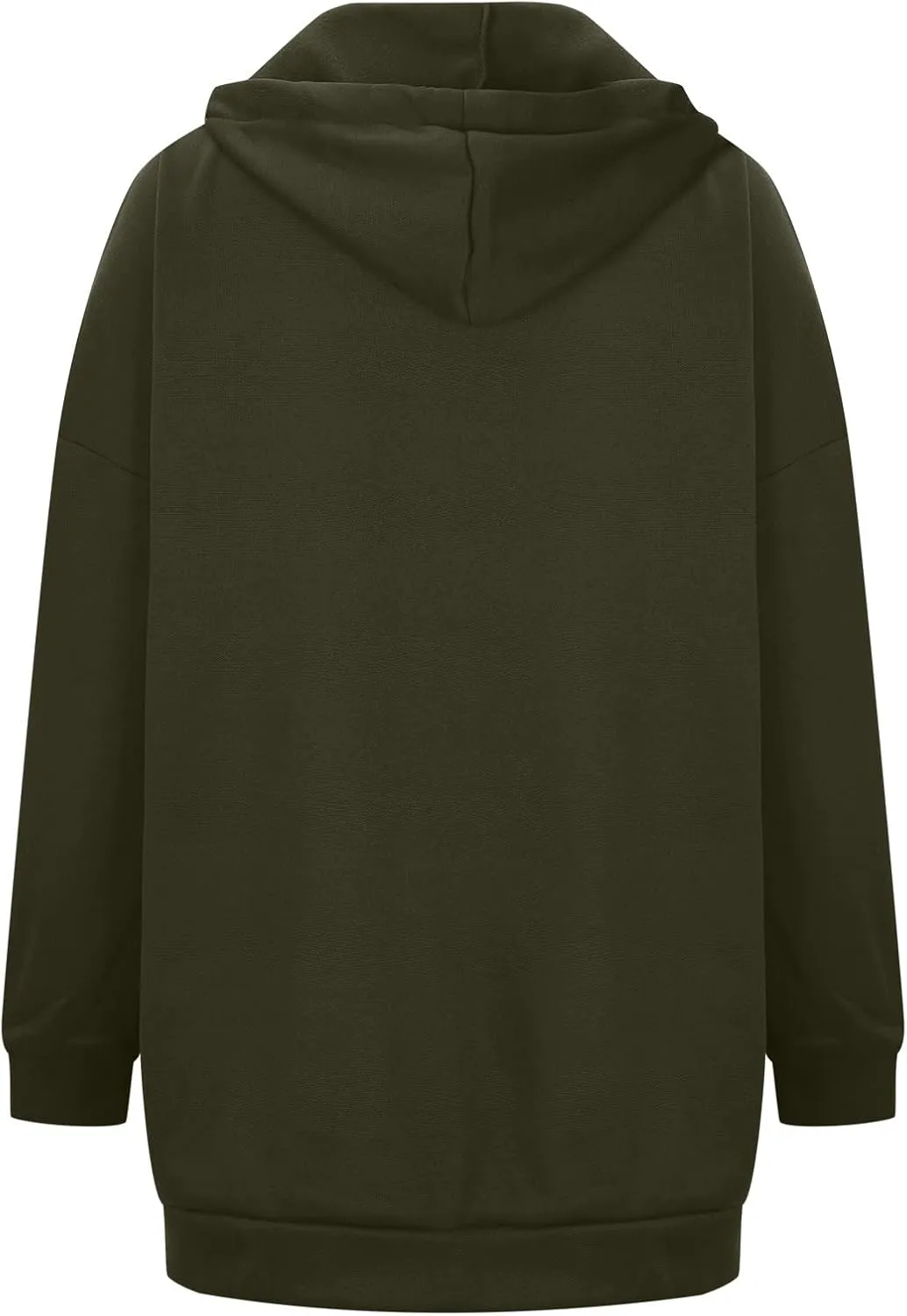 Plus Size Zip Up Hoodies For Women Casual Long Sleeve Hooded Long Sweatshirts Fall Fashion Winter Jackets With Pockets