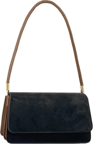 PORT&LOTUS Shoulder Handbag Small Retro Purse for Women with Top Handle